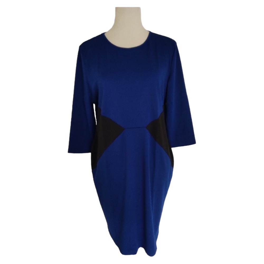 NWT AL'OFA black and blue dress size XXL